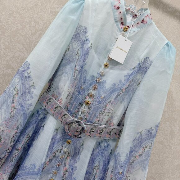 Zimmermann stand-up collar short dress - Picture 9 of 9